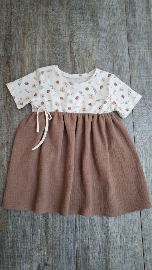 Musselin Jersey Kleid Baby/Kind Babykleid Musselin Kleidchen