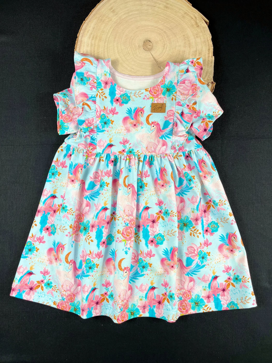 Unicorn Mila Sommerkleid - Mädchenkleid