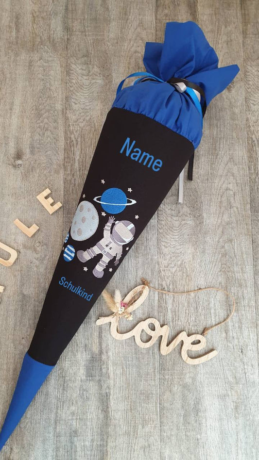 Schultüte Astronaut, Zuckertüte, Geschwister & Kitatüten, Jungs (ohne Rohling)