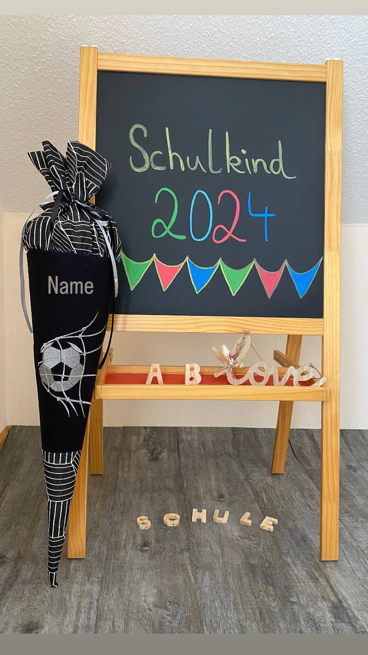 Schultüte für kleine Fußballfans (ohne Rohling)