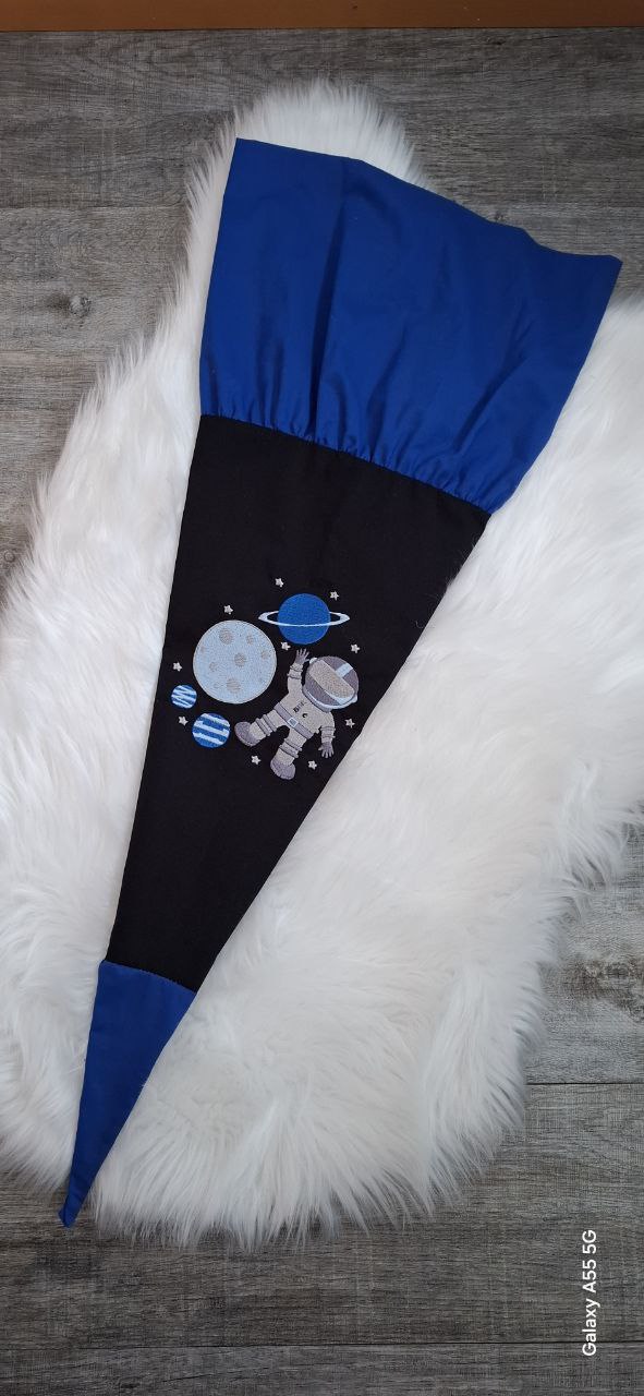 Schultüte Astronaut, Zuckertüte, Geschwister & Kitatüten, Jungs (ohne Rohling)